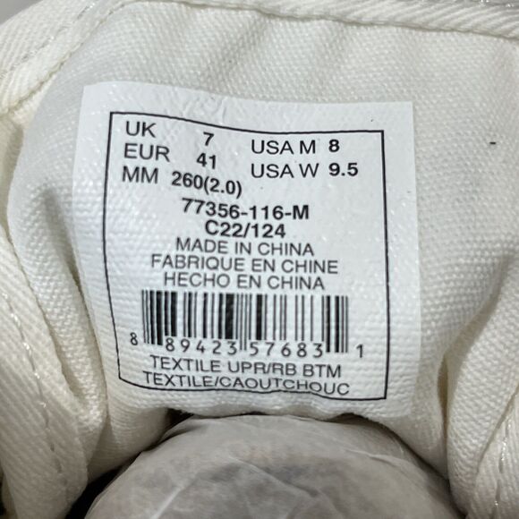 Palladium Pampa HI Htg Supply Star White Combat Boots M 8‎ , W 9.5 Canvas NEW main image 9